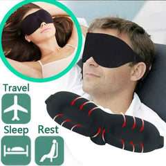 3D Sleep Eye Mask Lightweight Travel Nap Kit with Earplugs