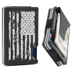 Blocking Slim Credit Card Holder Wallet with Money Clip