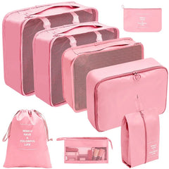 Travel Organizer Packing Cubes Set Clothes Shoes Accessories Storage Bags