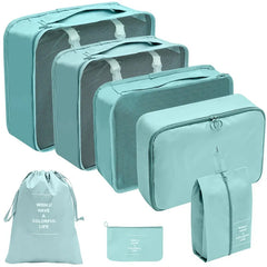 Travel Organizer Packing Cubes Set Clothes Shoes Accessories Storage Bags