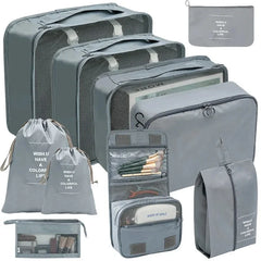 Travel Organizer Packing Cubes Set Clothes Shoes Accessories Storage Bags