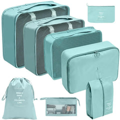 Travel Organizer Packing Cubes Set Clothes Shoes Accessories Storage Bags