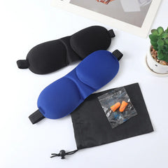 3D Sleep Eye Mask Lightweight Travel Nap Kit with Earplugs