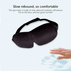 3D Sleep Eye Mask Lightweight Travel Nap Kit with Earplugs