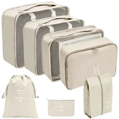 Travel Organizer Packing Cubes Set Clothes Shoes Accessories Storage Bags