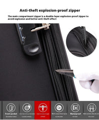 Business Oxford Cloth Travel Suitcase for Men and Women