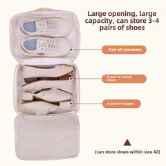 Double Layer Waterproof Shoe Storage Bag Travel Sports Organizer