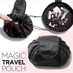 Women Drawstring Cosmetic Travel Organizer Makeup Toiletry Storage Bag