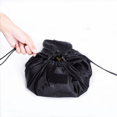 Women Drawstring Cosmetic Travel Organizer Makeup Toiletry Storage Bag