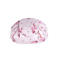 Women Drawstring Cosmetic Travel Organizer Makeup Toiletry Storage Bag