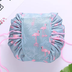 Women Drawstring Cosmetic Travel Organizer Makeup Toiletry Storage Bag