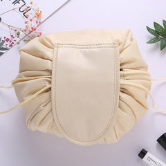 Women Drawstring Cosmetic Travel Organizer Makeup Toiletry Storage Bag