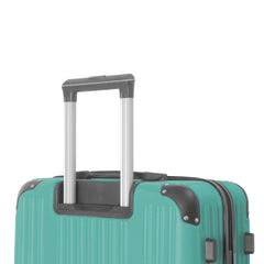 3-Piece Lightweight ABS Hardshell Spinner Luggage Set Fresh Green