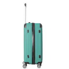 3-Piece Lightweight ABS Hardshell Spinner Luggage Set Fresh Green