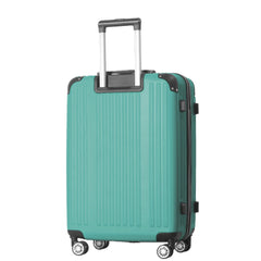 3-Piece Lightweight ABS Hardshell Spinner Luggage Set Fresh Green