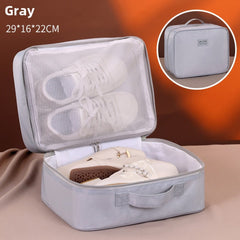Double Layer Waterproof Shoe Storage Bag Travel Sports Organizer