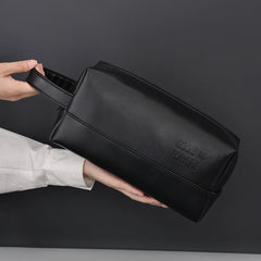 Portable Men's Travel Wash Bag Compact Business Toiletry Organizer