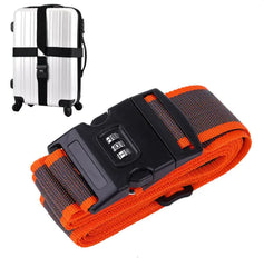 Secure Cross Strap Luggage Belt Adjustable Suitcase Travel Accessory