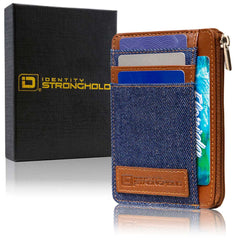 Secure Mini Wallet Slim Travel Card Holder Organizer