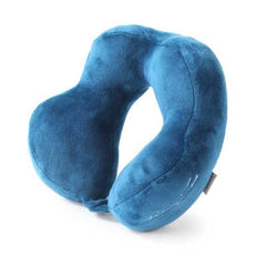 Foldable Memory Foam Travel Neck Pillow for Airplane Support