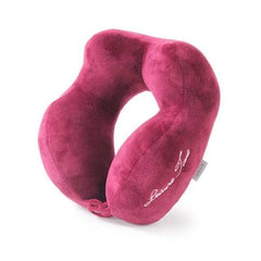 Foldable Memory Foam Travel Neck Pillow for Airplane Support