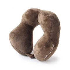Foldable Memory Foam Travel Neck Pillow for Airplane Support