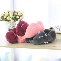 Foldable Memory Foam Travel Neck Pillow for Airplane Support