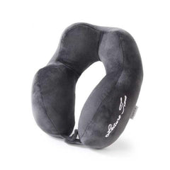 Foldable Memory Foam Travel Neck Pillow for Airplane Support