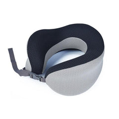 Foldable Memory Foam Travel Neck Pillow for Airplane Support