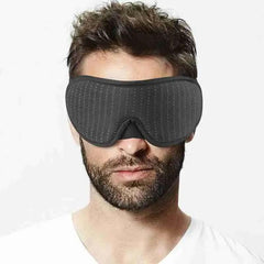 Portable Blackout Silk Sleep Eye Mask Adjustable Travel Meditation Cover