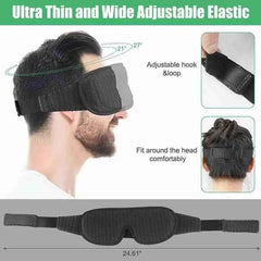 Portable Blackout Silk Sleep Eye Mask Adjustable Travel Meditation Cover