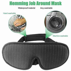 Portable Blackout Silk Sleep Eye Mask Adjustable Travel Meditation Cover