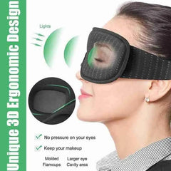 Portable Blackout Silk Sleep Eye Mask Adjustable Travel Meditation Cover