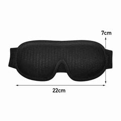 Portable Blackout Silk Sleep Eye Mask Adjustable Travel Meditation Cover