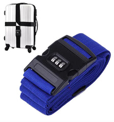Secure Cross Strap Luggage Belt Adjustable Suitcase Travel Accessory