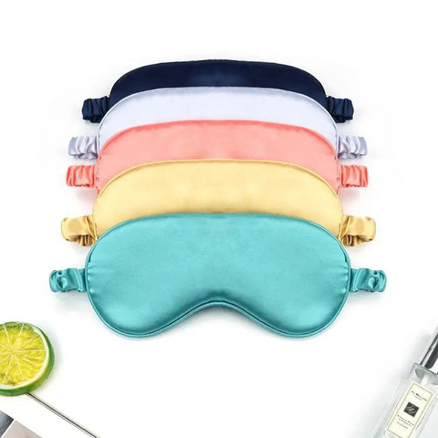 Soft Silk Sleep Eye Mask Portable Travel Night Sleep Cover