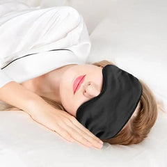 Soft Silk Sleep Eye Mask Portable Travel Night Sleep Cover