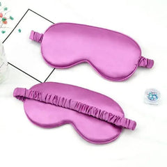 Soft Silk Sleep Eye Mask Portable Travel Night Sleep Cover