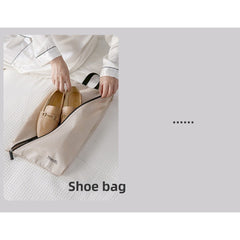 6-Piece Polyester Travel Storage Bag Set Clothes Shoe Organizer
