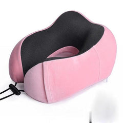 U Shaped Memory Foam Travel Neck Pillow Airplane Support Cushion