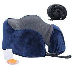 U Shaped Memory Foam Travel Neck Pillow Airplane Support Cushion