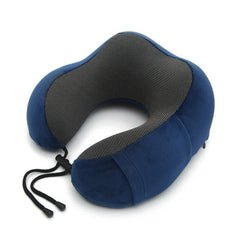 U Shaped Memory Foam Travel Neck Pillow Airplane Support Cushion