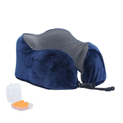 U Shaped Memory Foam Travel Neck Pillow Airplane Support Cushion