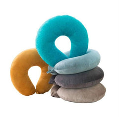 U Shaped Memory Foam Travel Neck Pillow Airplane Support Cushion