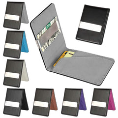 Unisex PU Leather RFID Blocking Wallet Slim Travel Organizer