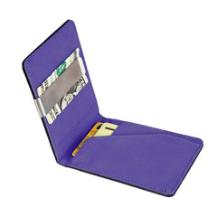 Unisex PU Leather RFID Blocking Wallet Slim Travel Organizer