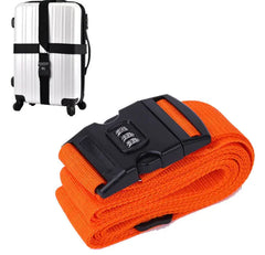 Secure Cross Strap Luggage Belt Adjustable Suitcase Travel Accessory