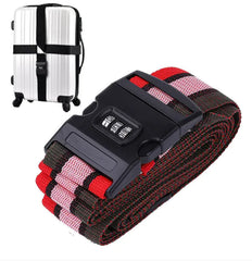 Secure Cross Strap Luggage Belt Adjustable Suitcase Travel Accessory
